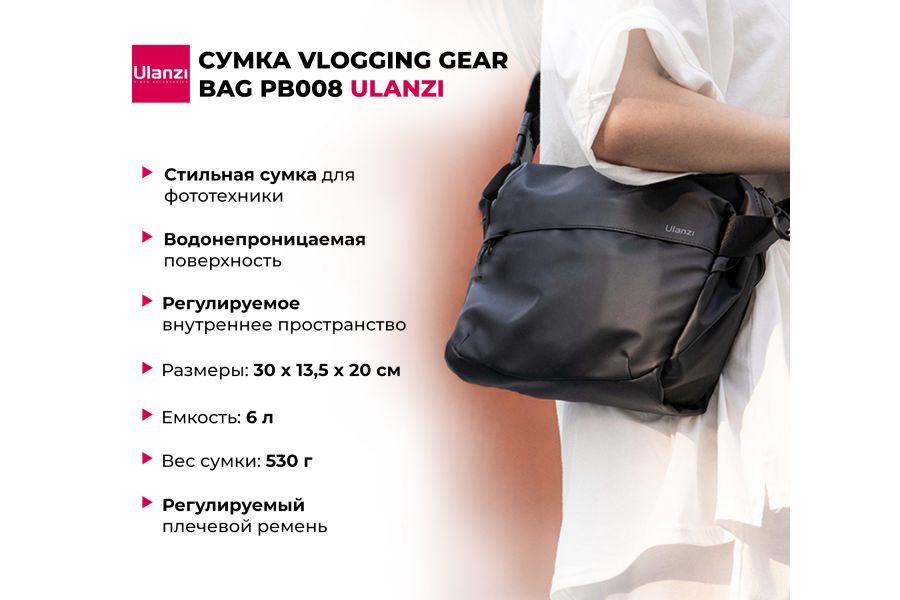 Сумка Ulanzi Vlogging Gear Bag PB008