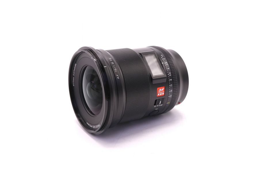 Объектив Viltrox AF 16mm F1.8 E-mount в упаковке
