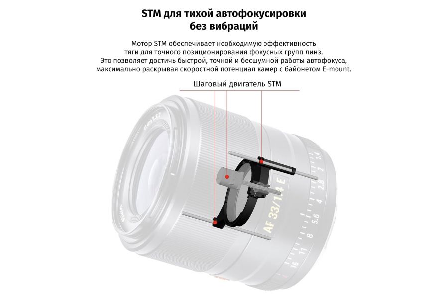 Объектив Viltrox AF 33mm F1.4 Автофокус для Sony E