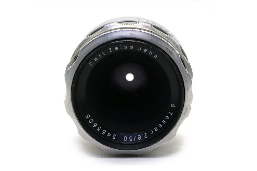 Tessar 2.8/50 Carl Zeiss Jena silver М42 б. (Germany, 1954)