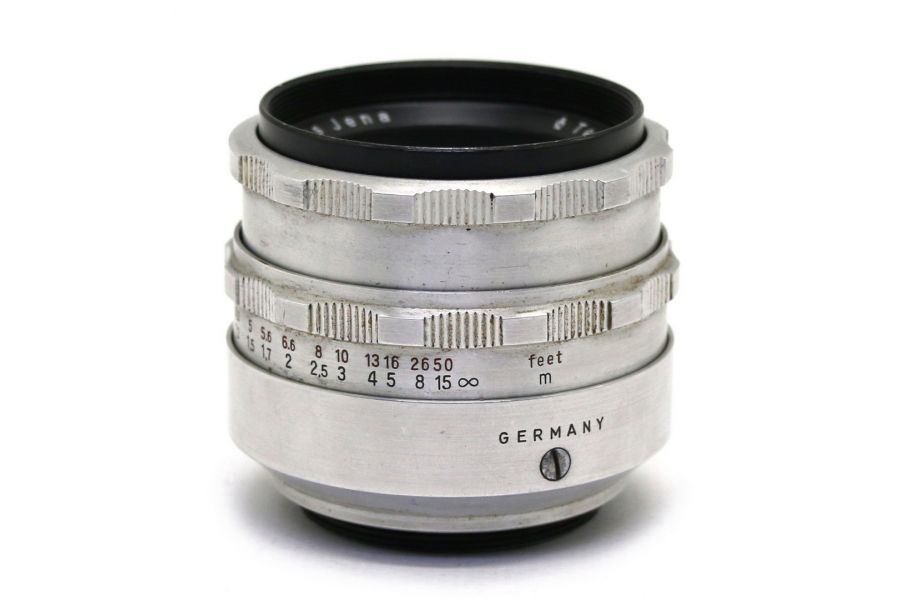 Tessar 2.8/50 Carl Zeiss Jena silver М42 б. (Germany, 1954)