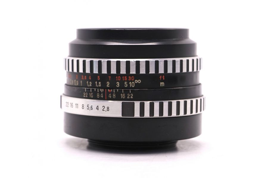 Мануальный Tessar 2.8/50 JENA DDR (зебра)