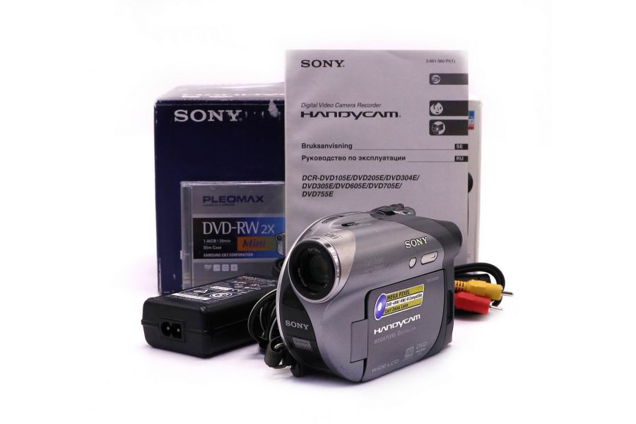 Видеокамера Sony DCR-DVD205E Handycam в упаковке