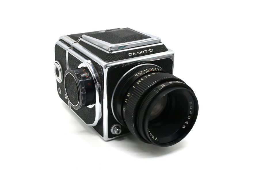 Советский фотоаппарат Салют-С + объектив Вега-12В