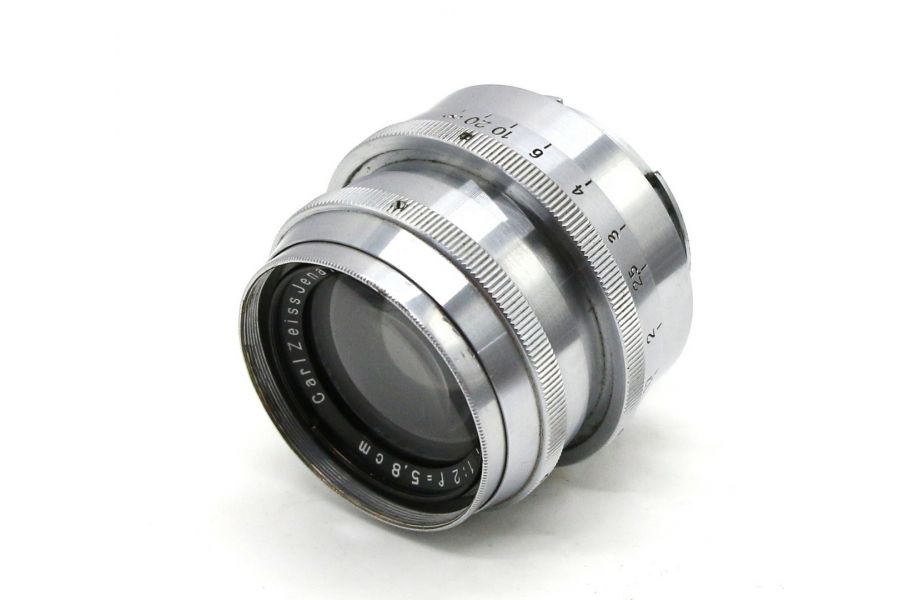 Biotar 2/5.8cm Carl Zeiss Jena Exakta silver (Germany, 1939)