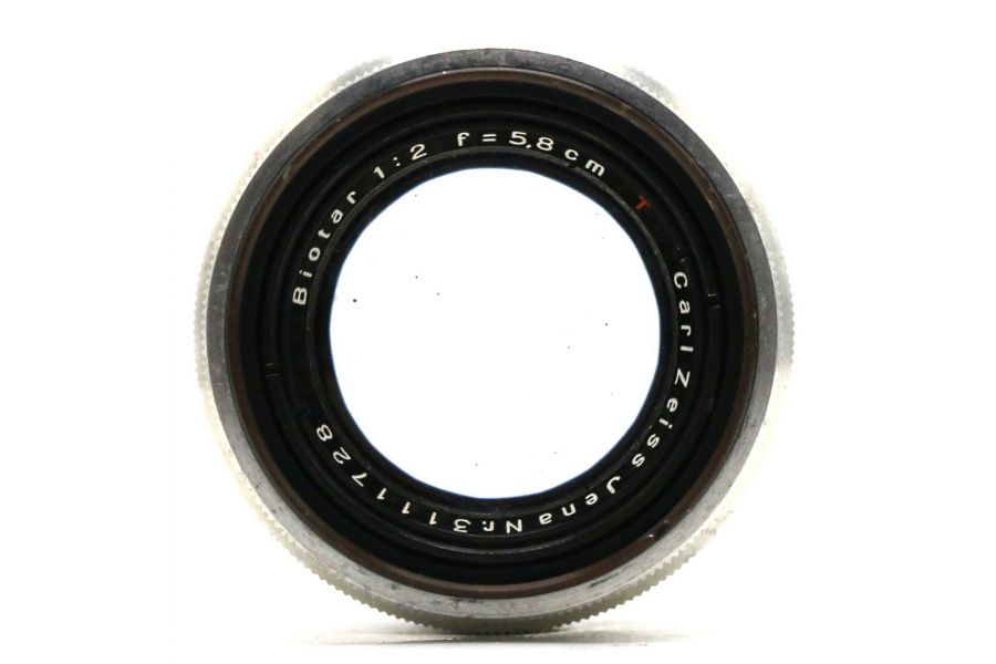 Biotar 2/58 T CZJ 17-ти лепестковый silver Exakta