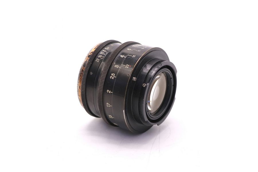 Biotar 2/58 T CZJ 17-ти лепестковый black Exakta (Germany, 1953)