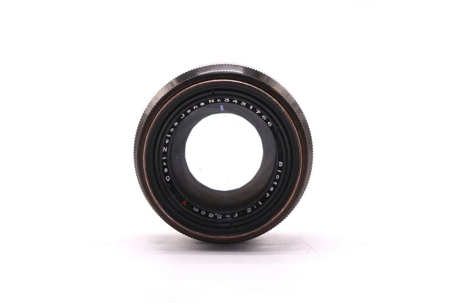 Biotar 2/58 T CZJ 17-ти лепестковый black Exakta (Germany, 1953)