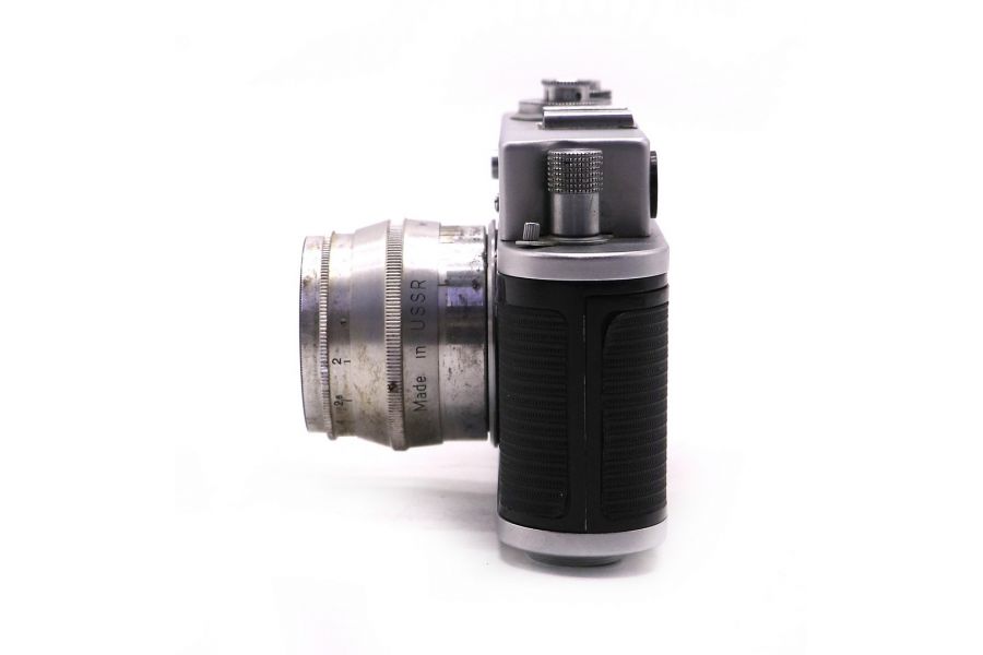 Фотокамера Зоркий 4 / Zorki-4 + Юпитер-8 silver