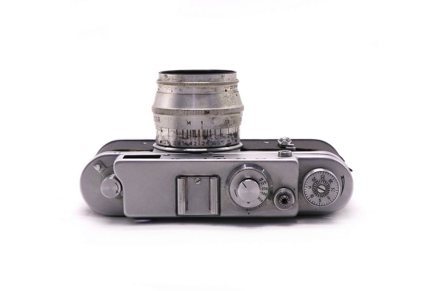Фотокамера Зоркий 4 / Zorki-4 + Юпитер-8 silver
