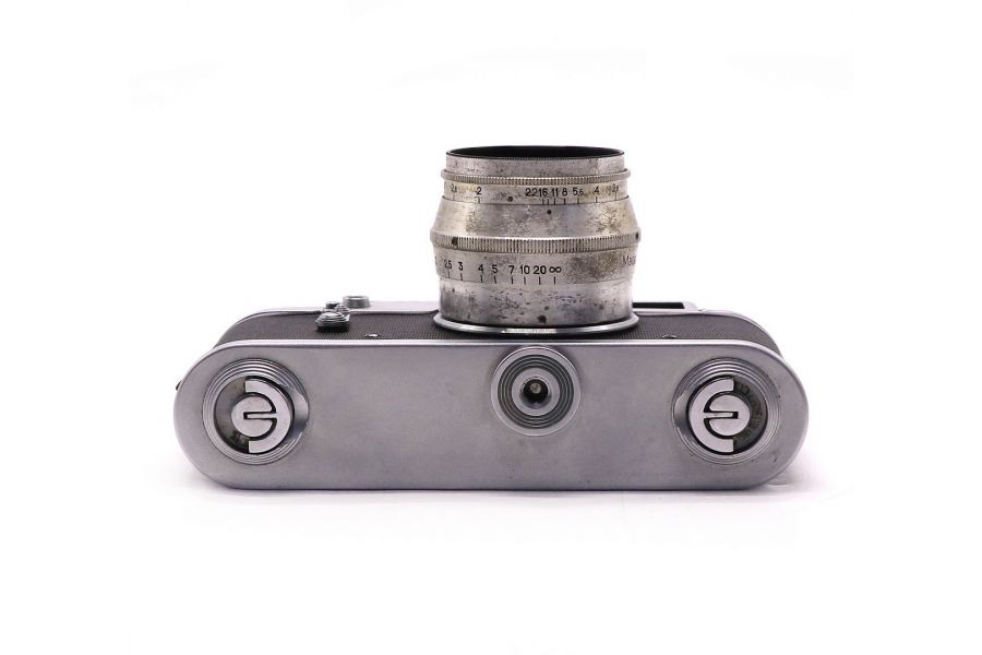 Фотокамера Зоркий 4 / Zorki-4 + Юпитер-8 silver
