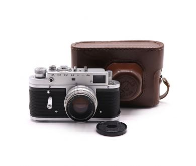 Фотокамера Зоркий 4 / Zorki-4 + Юпитер-8 silver