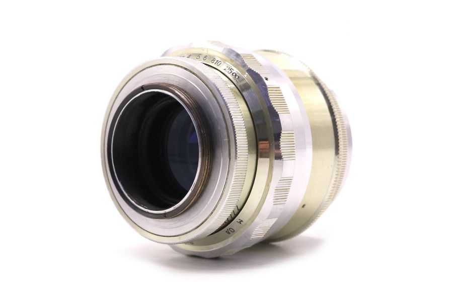 Объектив Юпитер-9 2/85 М39 silver зерк М42