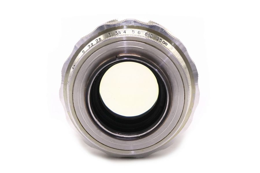 Объектив Юпитер-9 2/85 М39 silver зерк М42