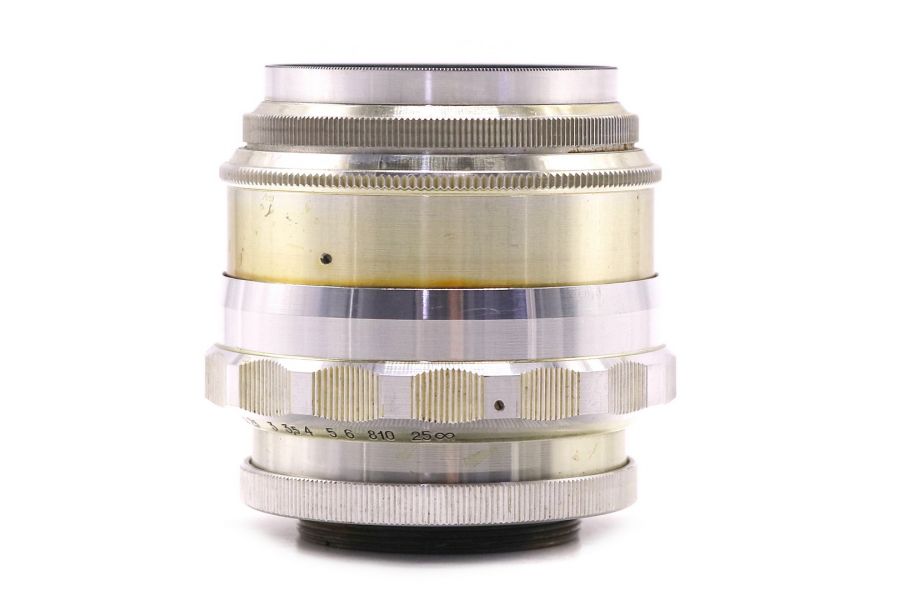 Объектив Юпитер-9 2/85 М39 silver зерк М42