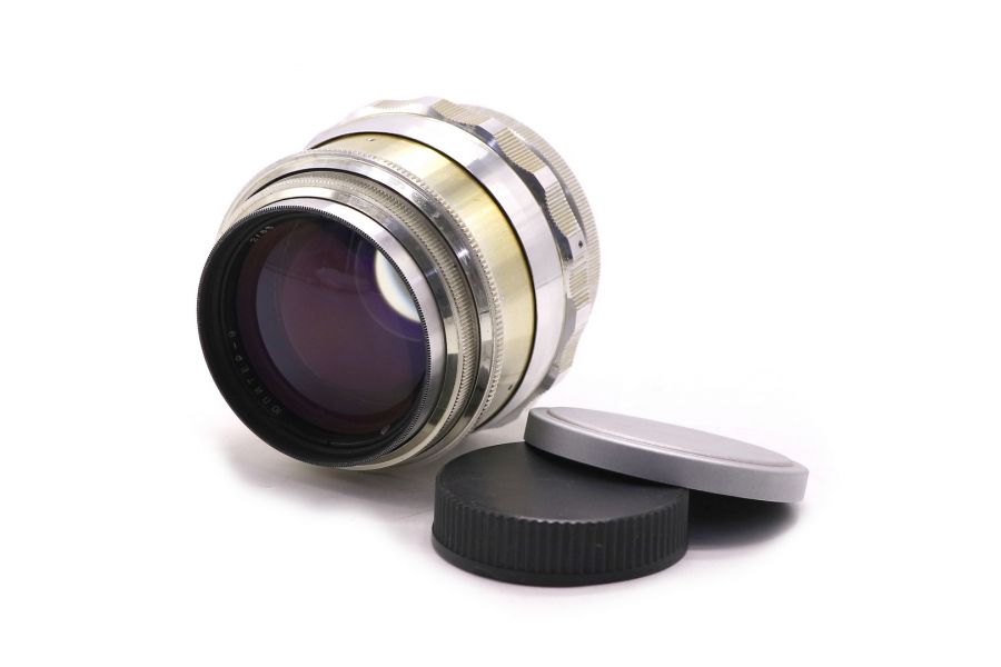 Объектив Юпитер-9 2/85 М39 silver зерк М42