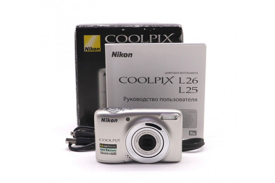 Цифровая камера Nikon Coolpix L25 в упаковке