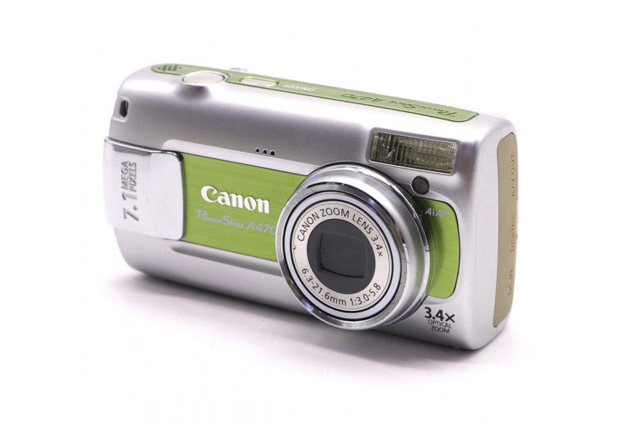 Компактная камера Canon PowerShot A470 green