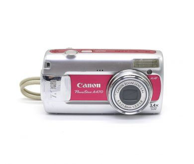 Фотоаппарат Canon PowerShot A470 розовый