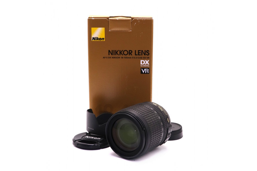 Nikon 18-105mm f/3.5-5.6G AF-S ED DX VR Nikkor в упаковке