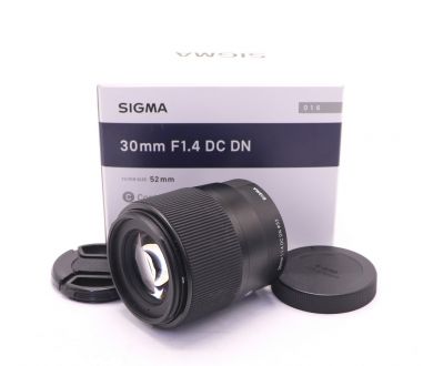 Sigma AF 30mm f/1.4 DC DN Contemporary Sony E в упаковке