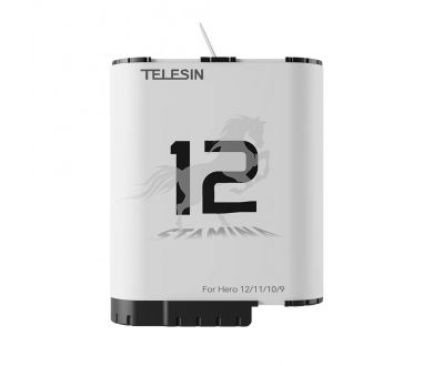 Аккумулятор Telesin для экшен-камер GoPro Hero 9 10 11 12 4,5 В, 1720 мАч