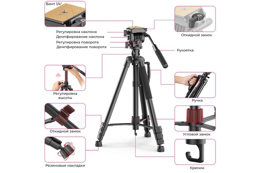 Штатив Ulanzi U-SELECT VT02