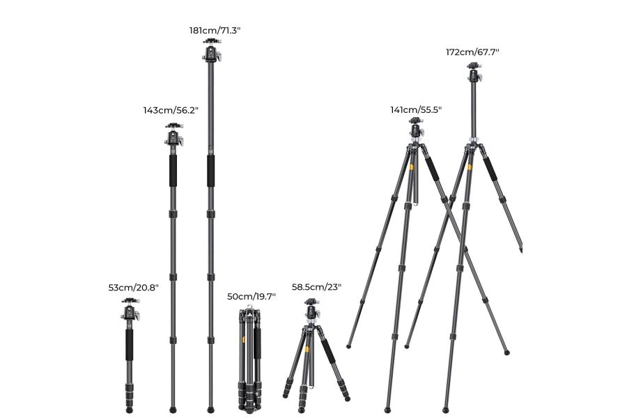 Штатив K&F Concept X284C4 + BH-36 KF09.117