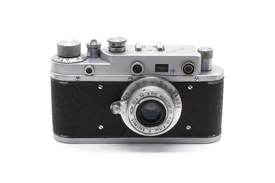 Фотокамера советская Зоркий С + Индустар-22 П