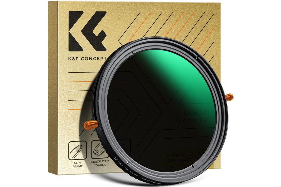Фильтр K&F Concept Nano-D CPL + ND2-ND32 55 мм