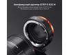 Переходник K&F Concept с Canon EF на EOS M автофокусный