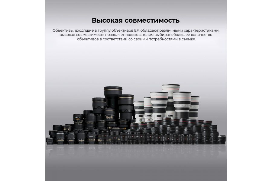 Переходник K&F Concept с Canon EF на EOS M автофокусный