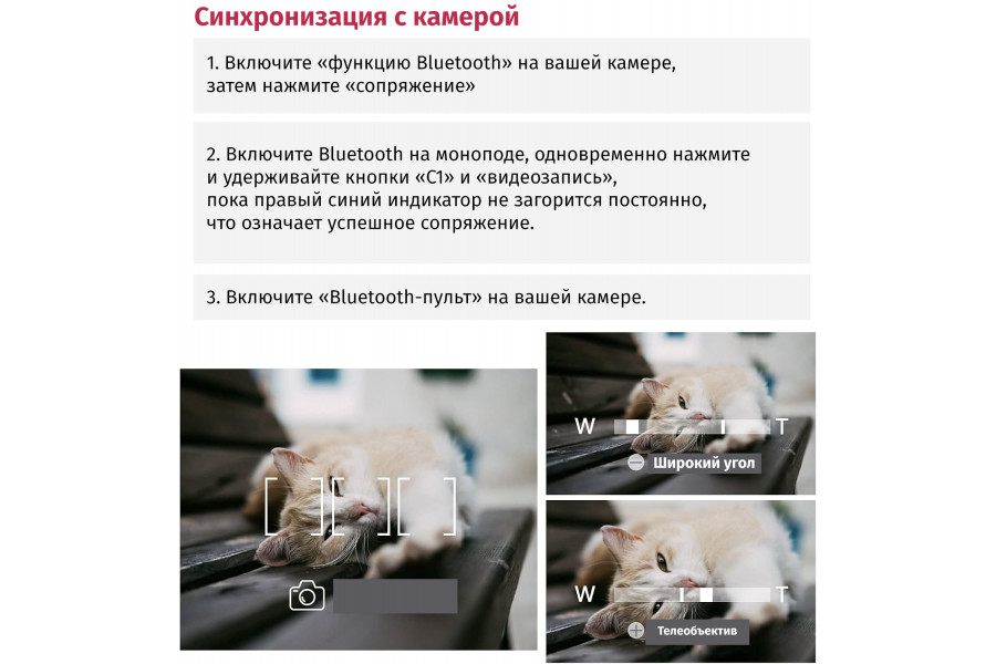 Монопод с пультом управления Ulanzi MT-40