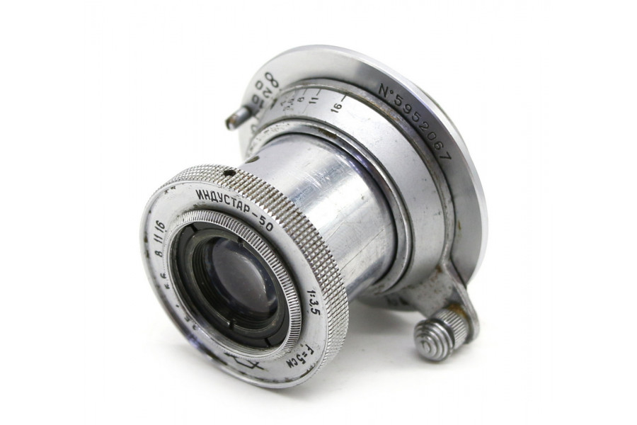 Объектив Индустар-50 3,5/50mm тубусный (СССР)