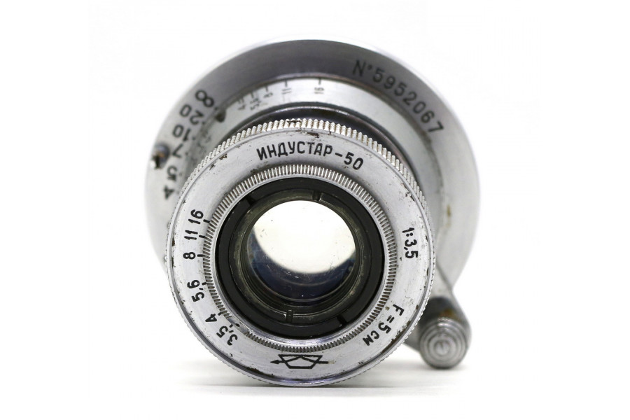 Объектив Индустар-50 3,5/50mm тубусный (СССР)