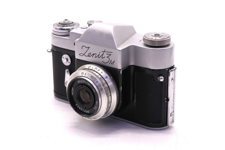 Фотоаппарат Зенит 3М + Индустар-50 экспортный
