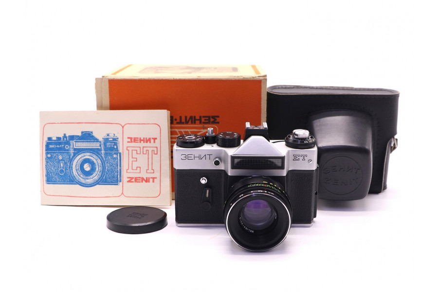 Фотоаппарат Зенит ЕТ silver kit в упаковке