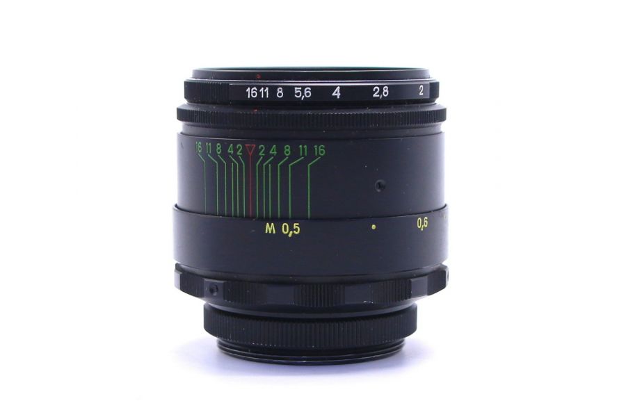 Объектив Гелиос-44-2 2/58 в тубусе (СССР, 1983)