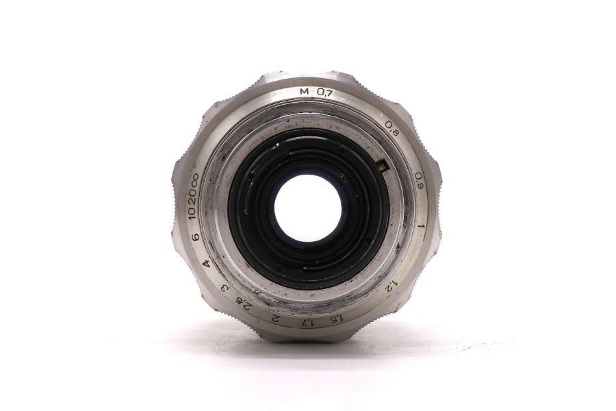 Объектив Мир-1 2.8/3,7см П silver М39 № 001147