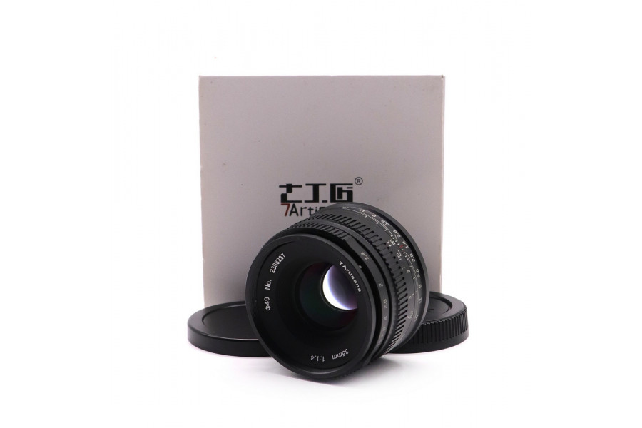 7Artisans 35mm f/1.4 APS-C Micro 4/3 в упаковке