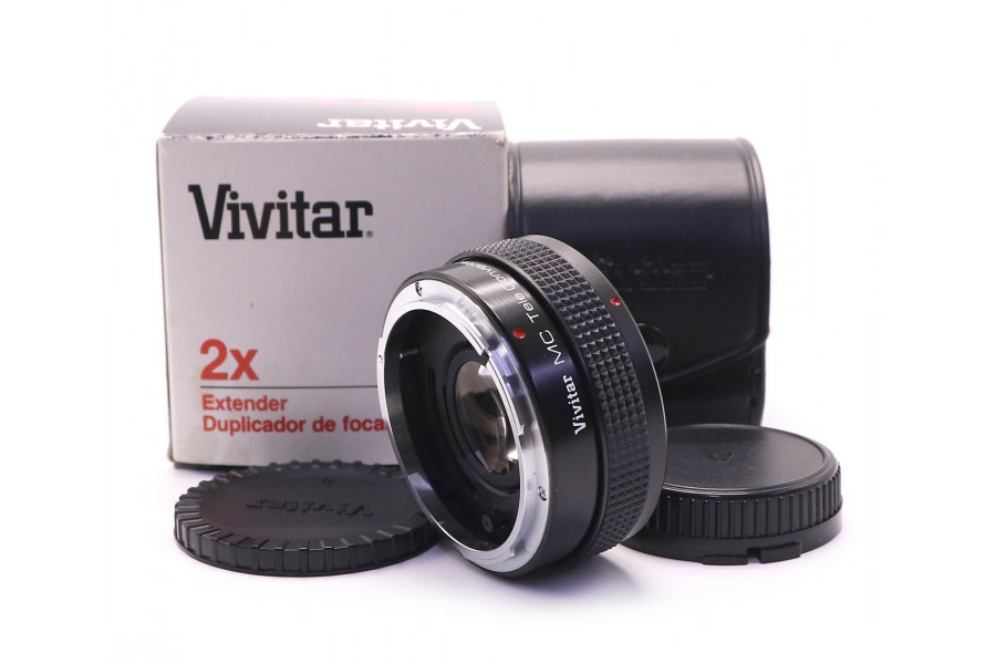 Телеконвертер Vivitar MC Tele Converter 2X-4 в упаковке