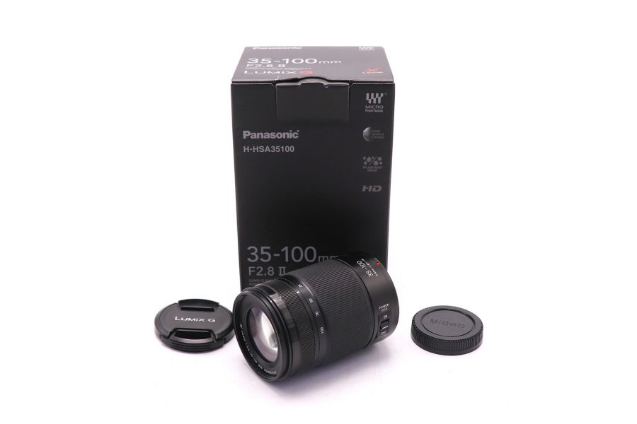 Panasonic 35-100mm f/2.8 II ASPH. O.I.S. Lumix G X Vario в упаковке