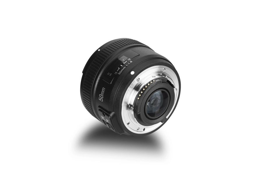 Объектив YongNuo AF 50mm f/1.8 Nikon F Новый полнокадровый автофокусный