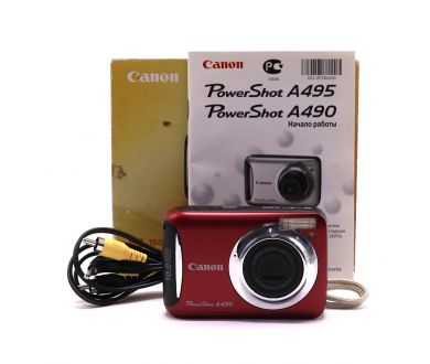 Цифровая камера Canon PowerShot A495 в упаковке