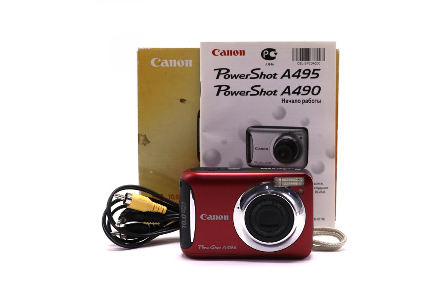Цифровая камера Canon PowerShot A495 в упаковке