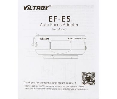 Переходник Viltrox EF-E5
