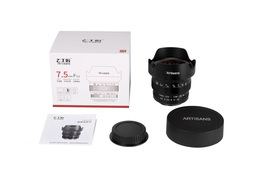 Объектив 7artisans MF 7.5mm F3.5 для Canon EF