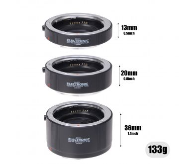 Макрокольца автофокусные для Canon Fotga (металл)