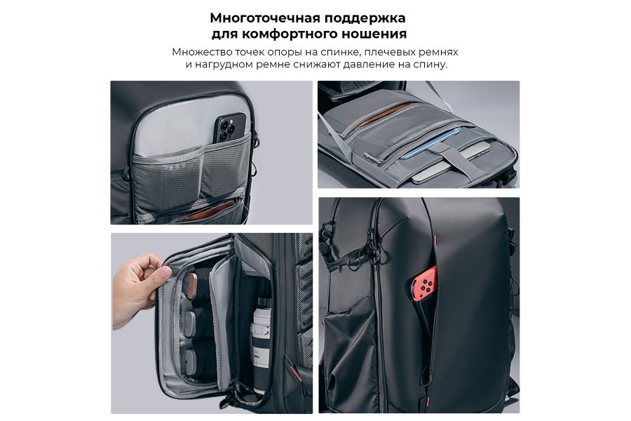 Фоторюкзак Ulanzi BP09 22 л для путешествий