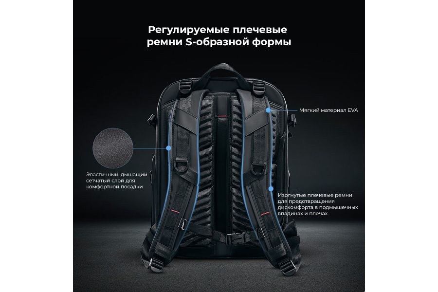 Фоторюкзак Ulanzi BP09 22 л для путешествий